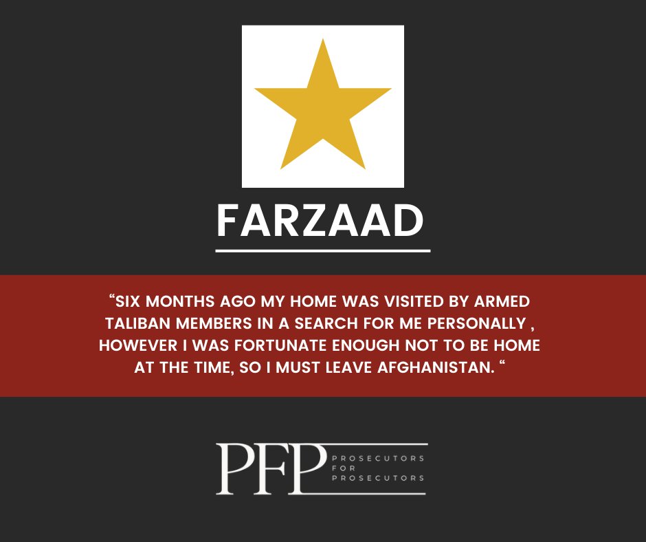 Weekly first hand account of a prosecutors still trapped in Afghanistan. Their names have been changed to protect their identities. Go to apa-pfp.org/donation/ and donate today. #prosecutorsforprosecutors