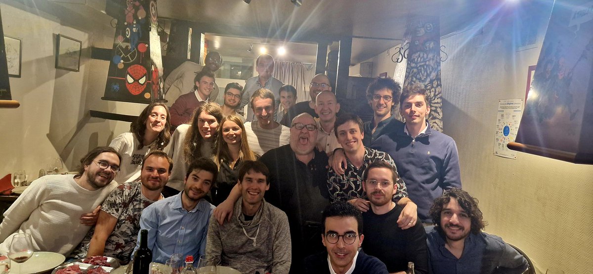 DamienERNST1's tweet photo. Annual dinner of the exceptional Smart Grids group of the ULiège at the "Sabots d'Hélène", the legendary restaurant headed by Marc Carnevale.

If you want to know more about our research work focusing very much on AI and the energy transition =>  https://t.co/HlIu3dyxqo https://t.co/YiSvN35W8u