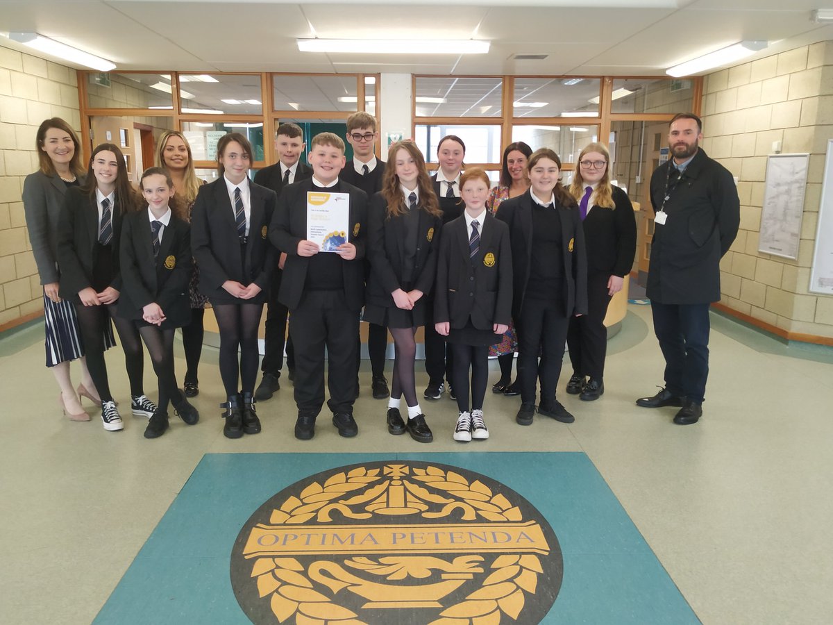 Today we were presented with our Enterprising Schools Award. Pupils from our St Vincent de Paul group were fantastic in explaining all the work they did last year and the skills they developed. Well done to the whole school community 😊
#enterprisenlc