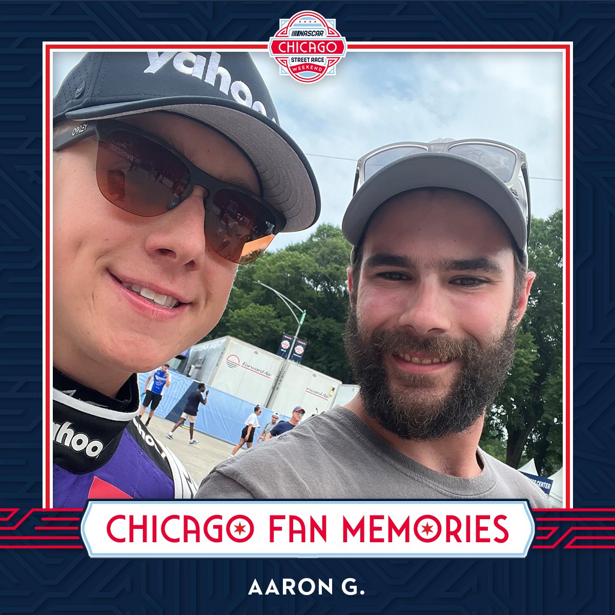 NASCARChicago's tweet photo. #NASCARChicago Fan Memories

Jon I., Trevor P., Kenneth H., and Aaron G. all ran into some of their favorite drivers during race weekend! https://t.co/9WezIxzAhR