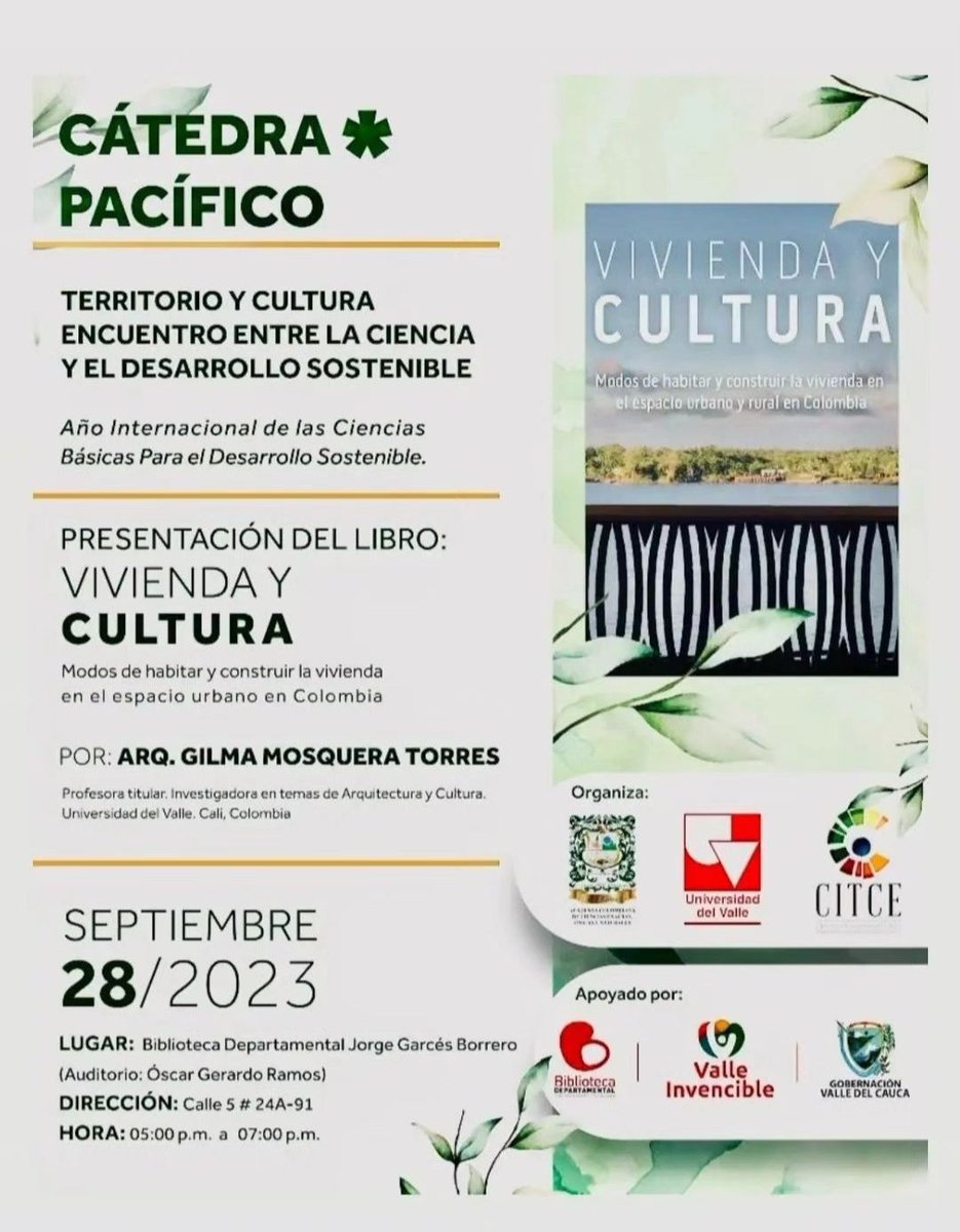 J_Esteban_Ricci's tweet photo. #ViviendayCultura hoy en la @Bibliovalle presentando este libro de dos profes de altísimo nivel de #Univalle: 
Gilma Mosquera y Ángela María Franco.

#CITCE #ICANH
 https://t.co/9WGPU8hHPW https://t.co/fecHaa6SOO