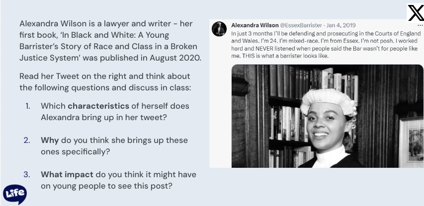 There are lots of Black people in the UK today making history in their own way. Their stories can inspire us, & challenge stereotypes that persist in society. Thanks to @LifeLessonsRSE this #BHM2023 we're reflecting on the success & contribution of @EssexBarrister. RT @RWBA_S4L