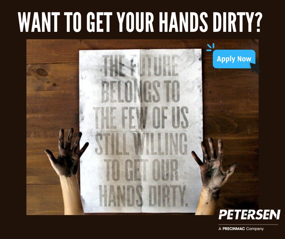 Now hiring hard workers. 
peterseninc.com/join-the-team/
#precinmac