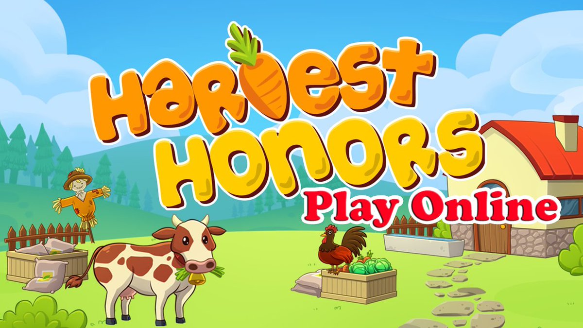 arcadegames2023's tweet photo. 🥕 Ready for farm fun? 🚜 Play Harvest Honors Game online now! Collect 100 carrots, match objects, and strategize to win. 🕒💥 #HarvestHonors
@gamedistribution 
Play Online:
https://t.co/Gq9XE7agz3 https://t.co/B78LmYyO83