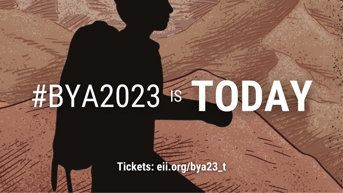 Our #BrowerYouthAwards ceremony in Berkeley, CA, is today! Celebrate our inspiring youth leaders as they move forward together. Reserve your free ticket today! eii.org/bya23_t