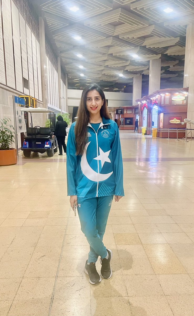 Embarking on an incredible journey to China 🇨🇳for the Asian Games 2023! Need all your prayers to make Pakistan proud! 🙏🇵🇰 #RoadToVictory #AsianGames2023 #China🇨🇳 #RepresentingPakistan🇵🇰 #badminton