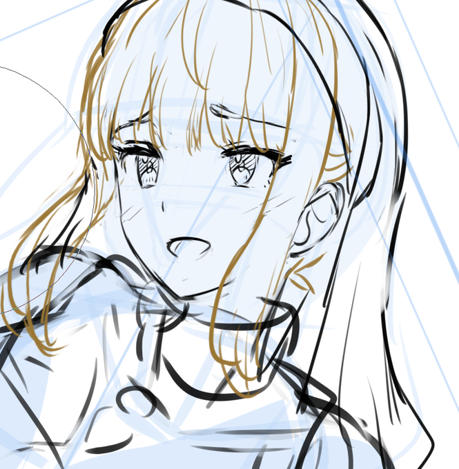 FANBOX,Fantiaにて本日公開予定の「CG集企画」用カット、ラフまで。 