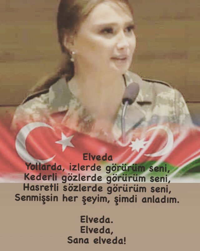 Türk dünyası, güzel, yiğit Asena’sını kaybetti.

Ganire Paşayeva, yerin nurla dolsun. Seni çok özleyeceğim.
<a href="/GanirePashayeva/">Ganire Pashayeva</a>