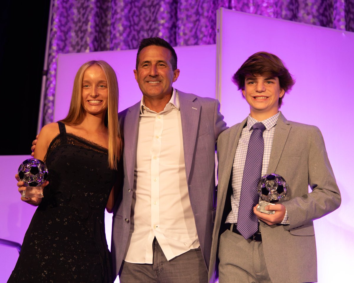 LouCityAcademy's tweet photo. Congrats to Adison Welsh and Liam Kent on being recognized with the P.I.T.C.H. Academy Player of the Year Awards at last night's
@LCRLFoundation Soccer Ball! 👏 https://t.co/gcE8QrTdHH