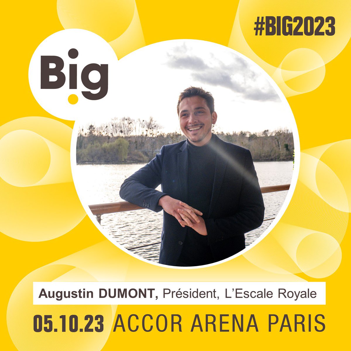 📅<a href="/EscaleRoyale/">L'Escale Royale</a> x <a href="/Accor/">Accor Group</a> : Quand l'innovation rencontre l'expérience. Rendez-vous le 5 à 16h30 au BIG

Jeudi🚢, je prends part à l'éminente conférence BIG 🎤 organisée par <a href="/Bpifrance/">Bpifrance</a> 🏦 ! Avec Damien Perrot nous échangerons sur Collaboration entre startups et grands groupes.