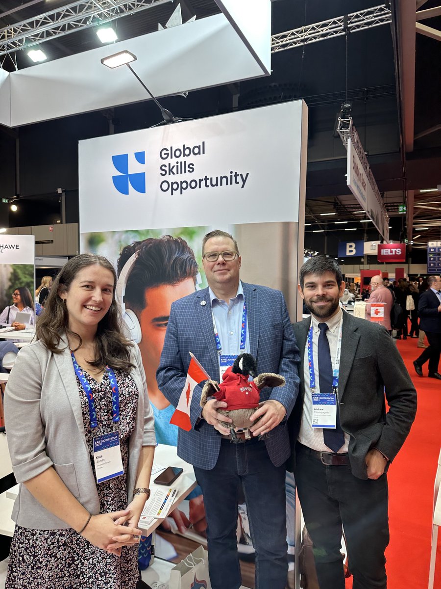 #EAIE2023 is in full swing and the GSO team is happy to connect with program partners, who play a key role in amplifying the value and impact of Global Skills Opportunity. 

#GlobalSkillsCA #FromPilot2Program