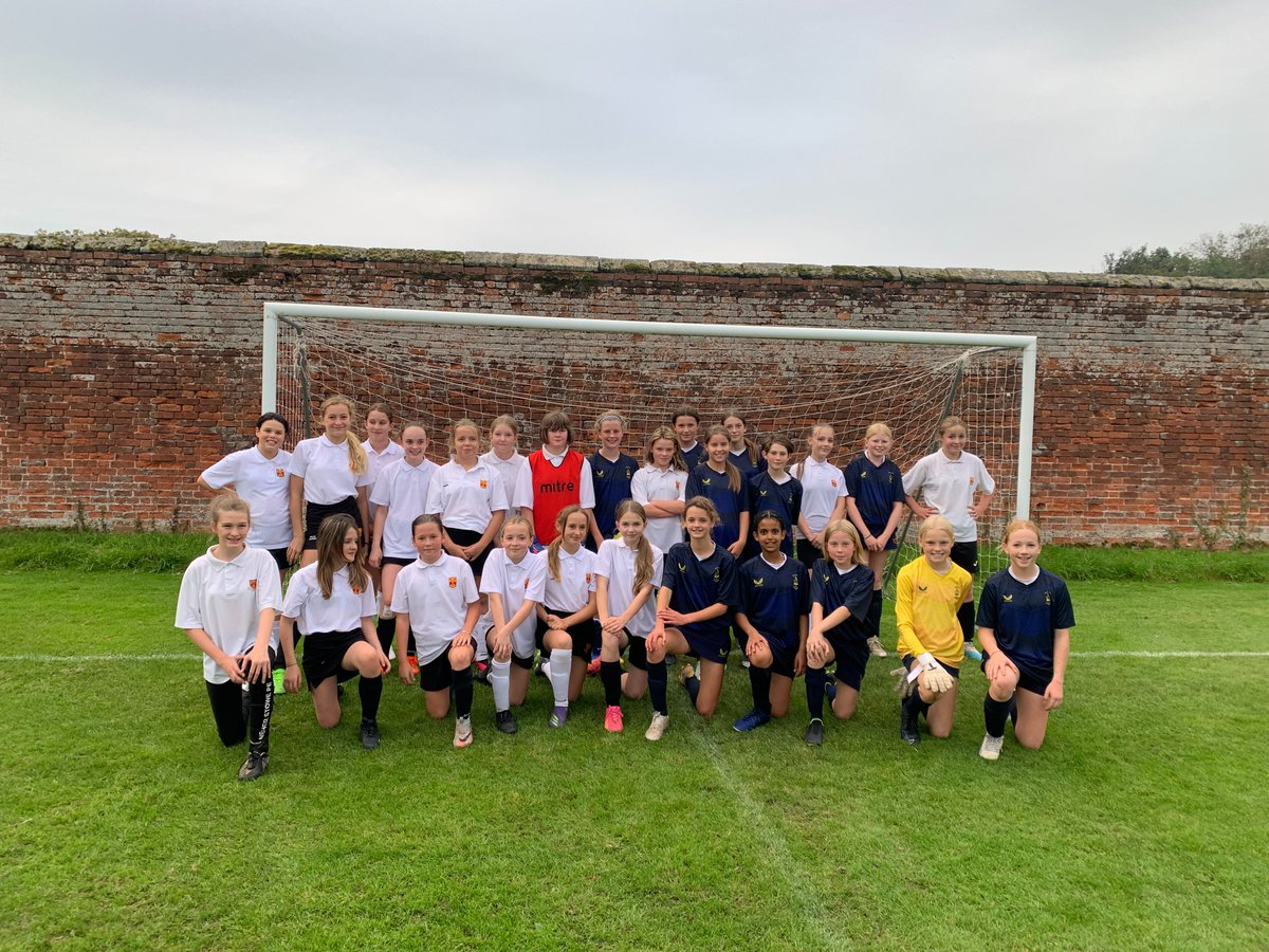 A great advert for girls football today in the @SchoolsFootball U13 Cup. A really tight game played in a fantastic spirit against strong opposition @netherstowe. We move into Round 2 @ReptonGFC