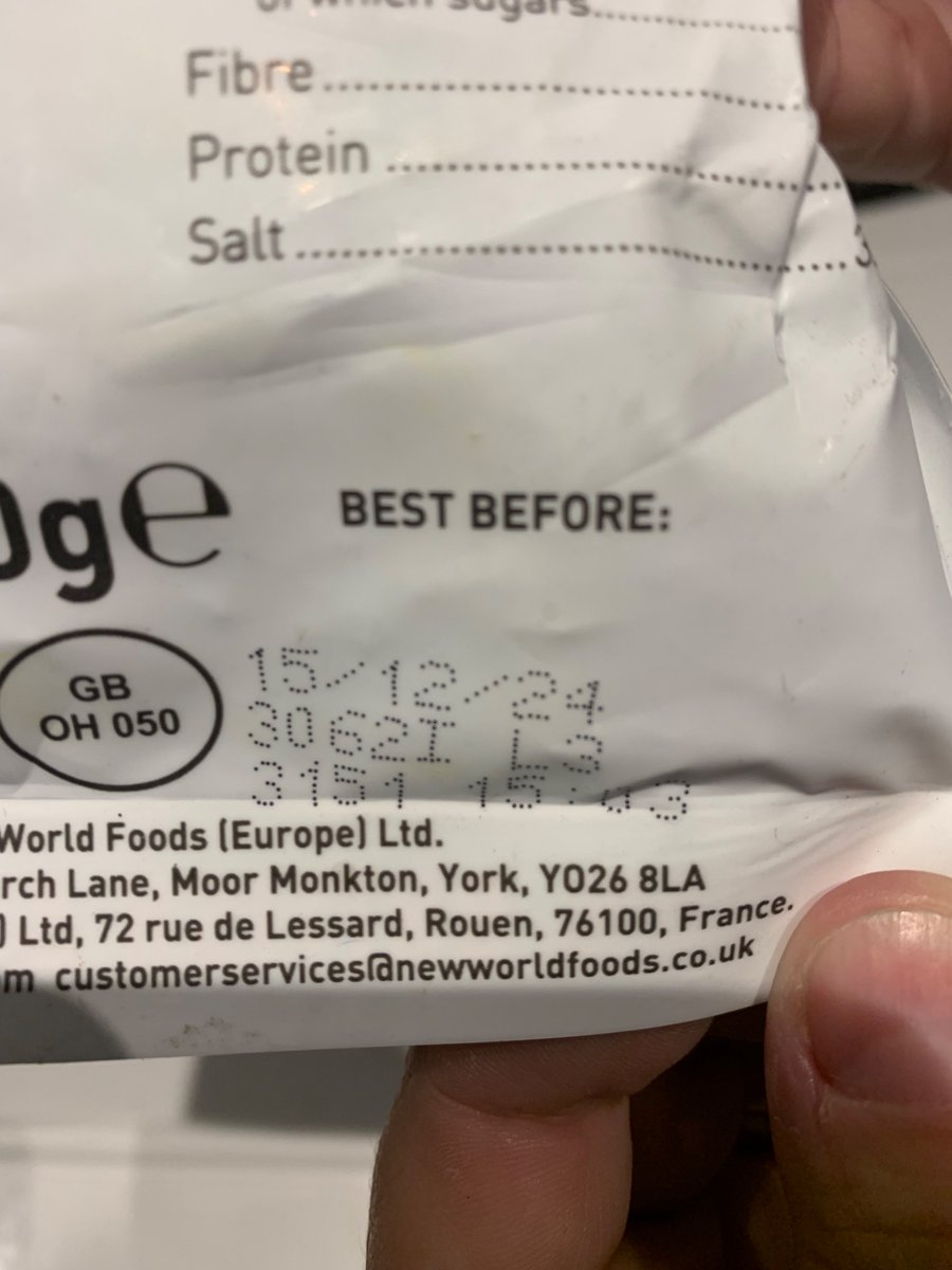 chmandrews's tweet photo. @sainsburys just bought these from Tulse Hill Sainsburys and got home…  it’s completely mouldy… 
Not edible! https://t.co/IrMt5RrM9Q