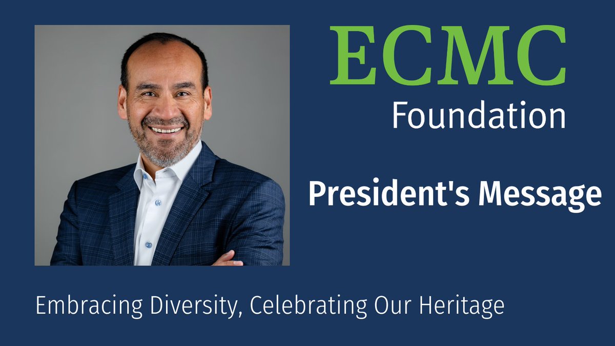 During #HispanicHeritageMonth and beyond, I invite us to reflect on the many contributions Hispanics make to our nation. Year-round, let us embrace the rich diversity of our multicultural society, on our campuses and in our communities. ecmcfoundation.org/news/foundatio…