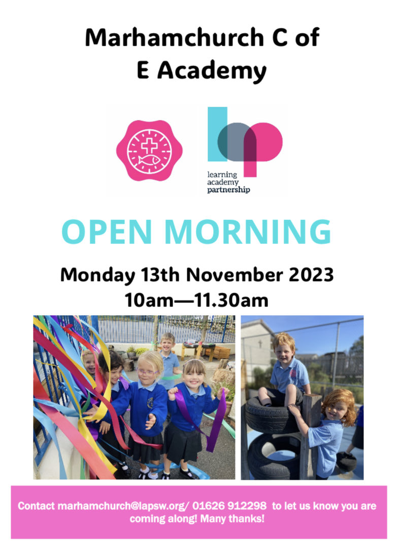 Come along to our open morning to take a tour of the school and see our Early Years setting. #flourishingfutures ⁦@LAPacademies⁩