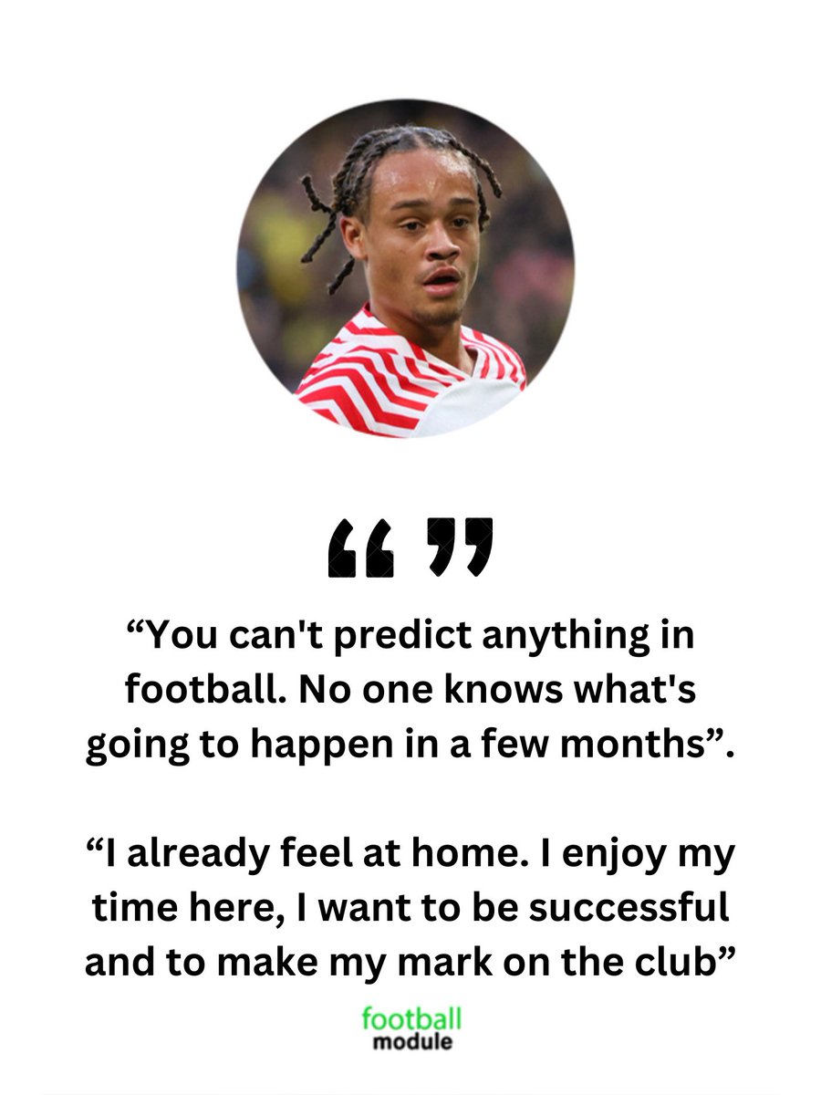 footballmodule's tweet photo. Xavi Simons latests comments on his current situation.

#rbleipzig #germany #netherlands #spain #leipzig #barcelona #fcbarcelona #xavi #comments #opinion #lamasia #simons

#footballtiktok #foryou #fyp #reels #football #trending #motivation #meme #viral #news #breakingnews #highlights #controversy #sports #exclusive #recommended #edit #soccer