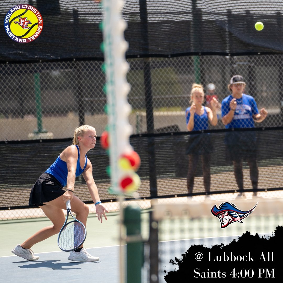 Match Day @ Lubbock All Saints!! 🎾🐴

📍Burgess Rushing Tennis Center
🕐 4:00 PM

#PonyUp #MCStennis
<a href="/texashstennis/">Texas HS Tennis</a> <a href="/Big2_Sports/">ABC Big 2 Sports</a> @cbs7sports <a href="/EliqueJenna/">Jenna Elique</a>