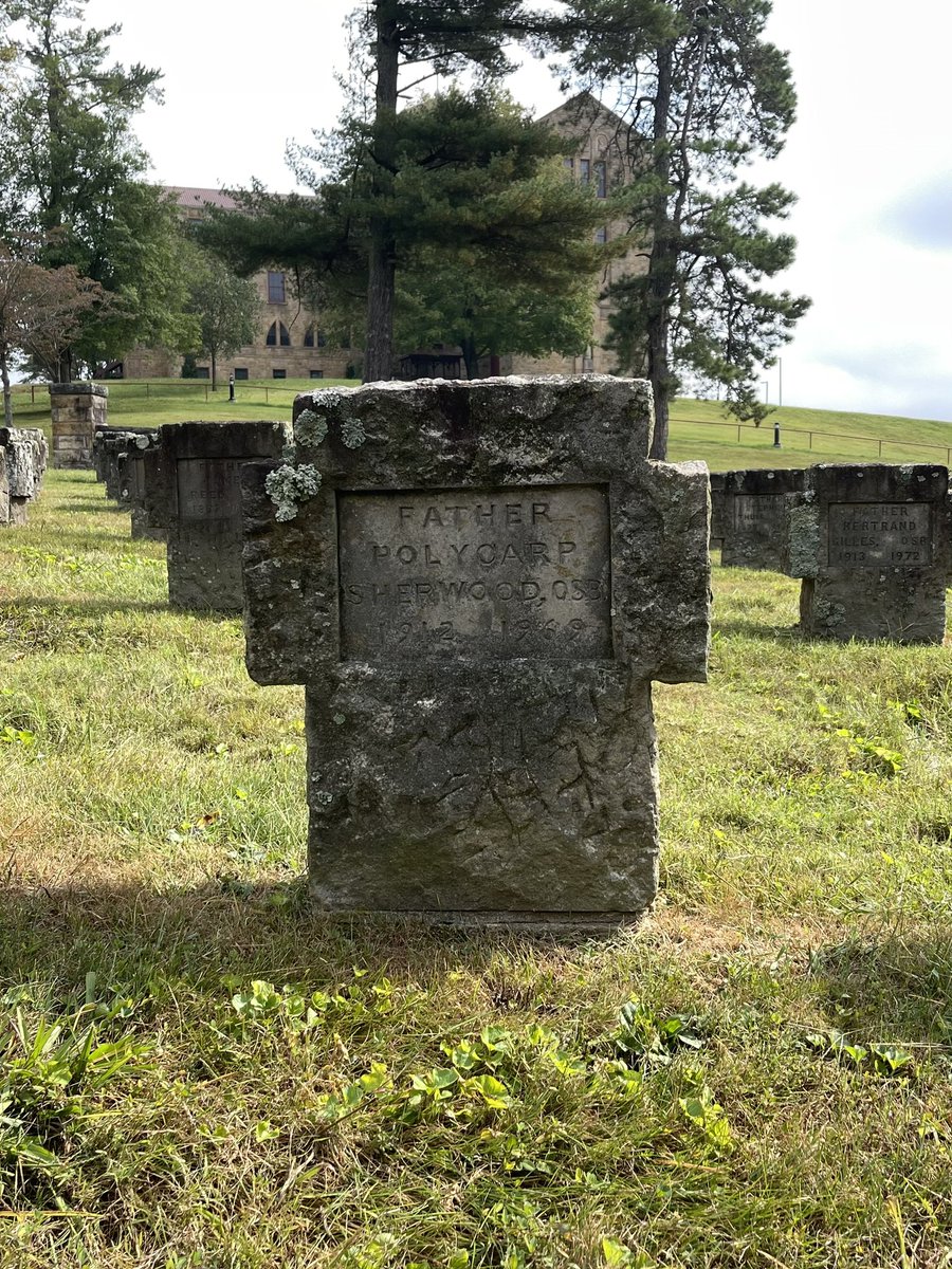 stpayton's tweet photo. The Maximus scholar and translator, Polycarp Sherwood, was a monk here at St. Meinrad (where I’m currently doing my graduate studies).

It’s cool to be studying somewhere with a history of Maximus scholarship—especially here in the middle of nowhere, Southern Indiana! https://t.co/Y3wtWRhUIW
