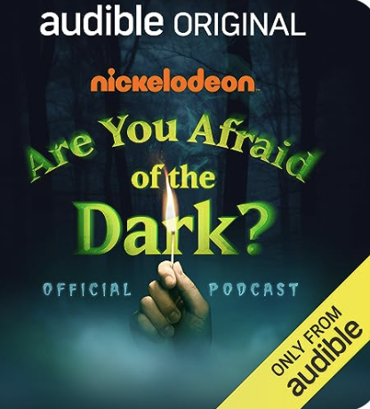 Turning into a pretty big week for my fiction podcast production company <a href="/MediaGideon/">Gideon Media</a> as (in addition to the bonus GIVE ME AWAY episode we dropped a few days ago) today sees the release of the audio adaptation of  ARE YOU AFRAID OF THE DARK? we produced for Nickelodeon.
