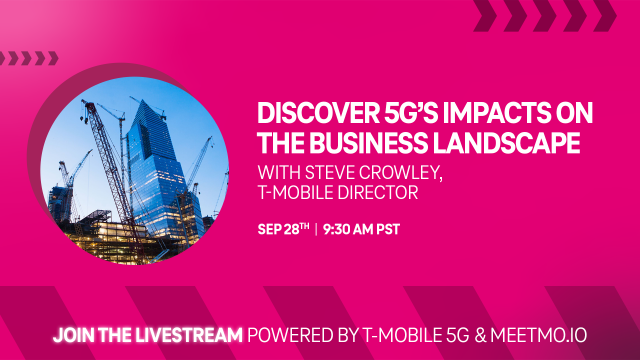 danieldtmobile's tweet photo. Register to watch Steve Crowley, T-Mobile's Director Solution Engineering, talk about the role of #5G in real-time experiences, AI-enabled apps, advanced collaboration, and more. #MWC23 9/28, 9:30am PT / 12:30pm ET Register now: https://t.co/2kAeKIuT1T https://t.co/HB1ifYL5AB