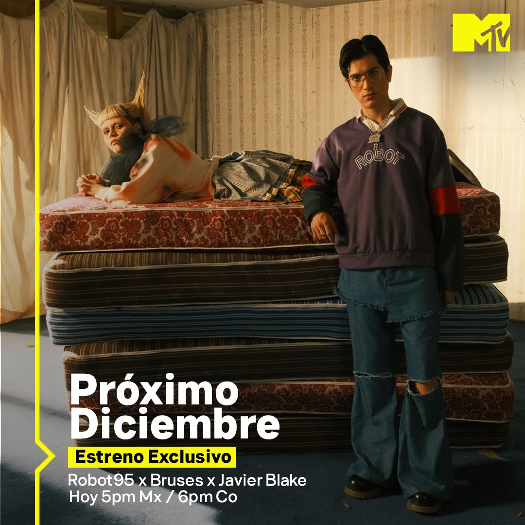 MTVLA's tweet photo. Relájate y disfruta “Próximo Diciembre”, la nueva rolita de @Robot95Oficial junto a @Bruses_ y @JavierBlake, solo por MTV 😌💯 

#MTVMúsica https://t.co/wwV0iD86H4