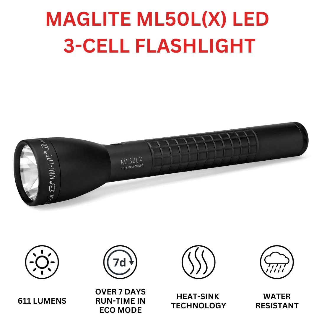 When the ground shakes, the Maglite ML50LX shines! Don't let darkness add to the chaos during an earthquake. With over four days of run-time in eco-mode, the ML50LX helps you stay steady and safe and light the path to resilience.
#NationalPreparednessMonth