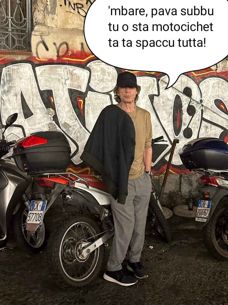 luqu's tweet photo. @j_gufo Oggi Michele è un posteggiatore abusivo di successo. https://t.co/34eBJ0YI4Q