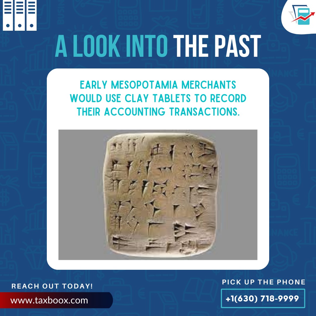 Ancient Wisdom Meets Modern Innovation! Back in early Mesopotamia . Taxboox, blend the accounting with cutting-edge technology. Let's embark on a journey from ancient scrolls to digital excellence!

#financialhistory #accountinginnovation #ancientwisdom #modernaccounting #taxboox