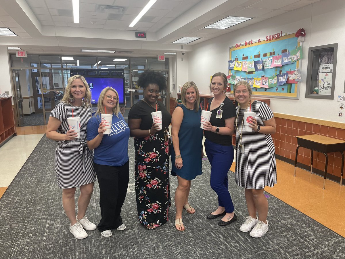 The Sonic Fairy came to deliver drinks to the First Grade team since they were the first team to have everyone sign up for Beginning of the Year Check Ins!! <a href="/allenelem/">Allen Elementary</a> <a href="/MrsZickefoose/">Caroline Zickefoose M.Ed.</a> <a href="/CraftFabinFirst/">Ryann Craft</a> <a href="/1st_MrsJohnson/">Mrs. Johnson</a> <a href="/Vs_Class/">Ms. V</a> #OurAllenLegacy