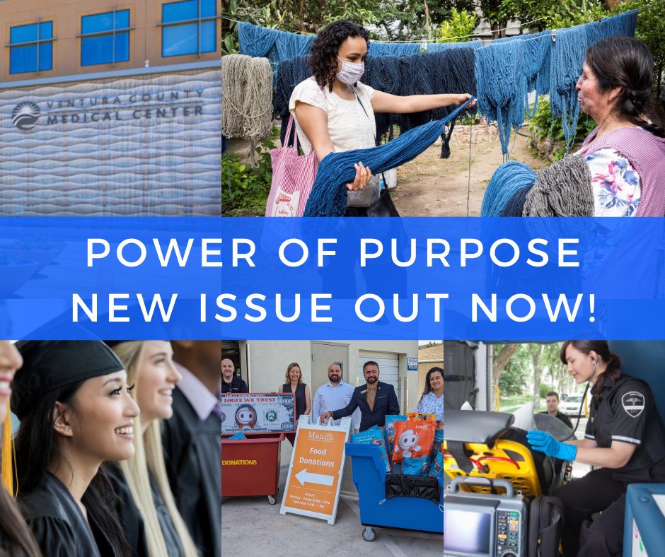 Our newest issue of the VCCF Power of Purpose newsletter is out! Read about our $1.2 million in grantmaking this month, and about some of the incredible nonprofits and organizations that make Ventura County the special place it is! bit.ly/3PUuB22