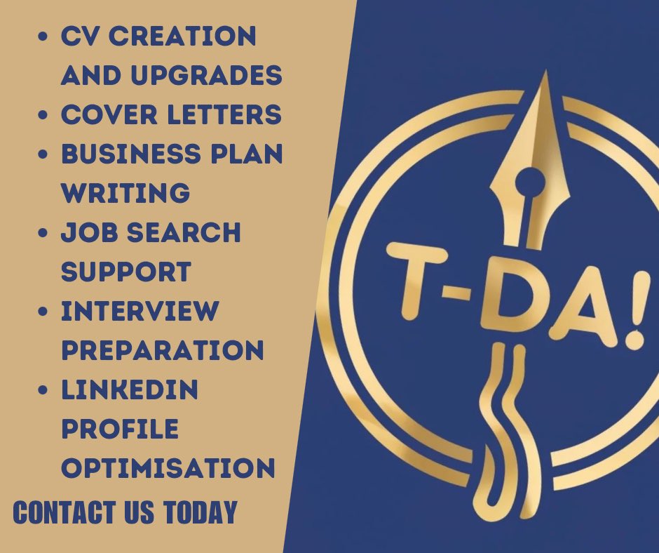 TDAWDMS's tweet photo. Are you looking for a new role? Do you feel ready for the next step in your career? Let us help you. We specialise in helping you take the next step in your professional journey. If you are looking for any of the following 👇🏼 get in touch today. #TDA #Writing #DigitalMarketing https://t.co/JctV3rLdZS