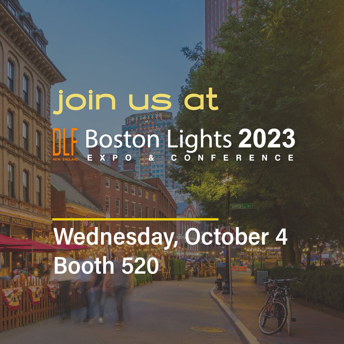 Join us at the Boston Lights 2023 Expo and Conference next Wednesday, October 4th!

Stop by our booth (520) on the #expo floor to meet our team and explore a showcase of our exceptional product line. See you there!

ow.ly/v6Wo50PQEUr

#Boston #Lighting #LightingDesign #LiQ