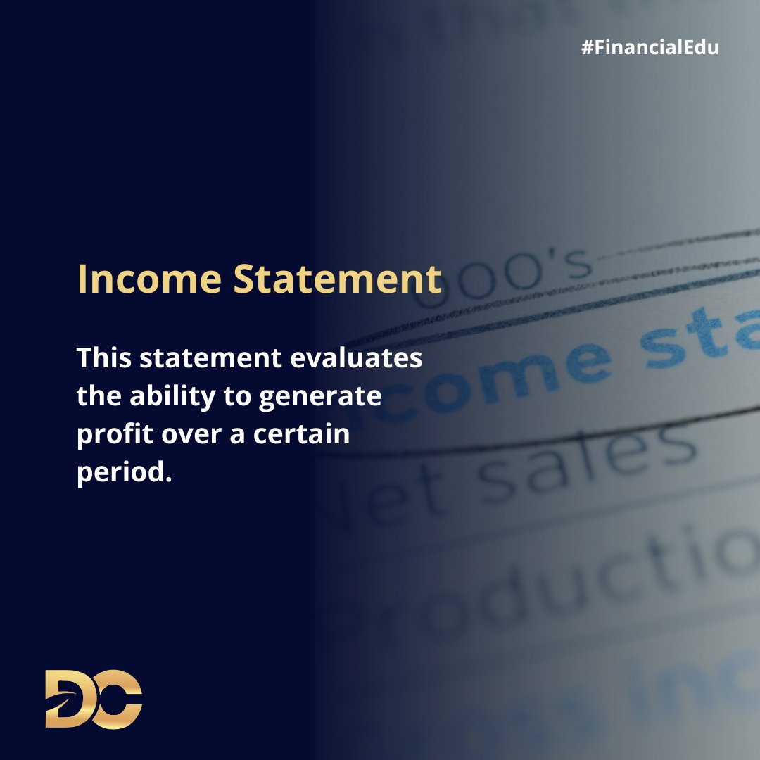 DispersiveCons1's tweet photo. Financial statements are a vital component of financial reporting and play a crucial role in providing valuable information to guide decision-making based of the organisation's financial health.

Contact us today!

#FinancialInsights #EmpowerYourVision #ConnectToday https://t.co/9Vr4J06VQQ