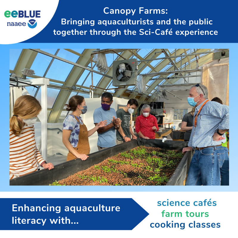 NOAAeducation's tweet photo. Happy #AquacultureWeek! Through the #eeBLUE #AquacultureLiteracy program, Canopy Farms in Maine bridged the gap between the aquaculture sector and the communities it serves. Learn how at:
https://t.co/eU71d5WP6P
@thenaaee https://t.co/k2QXtUh0uq