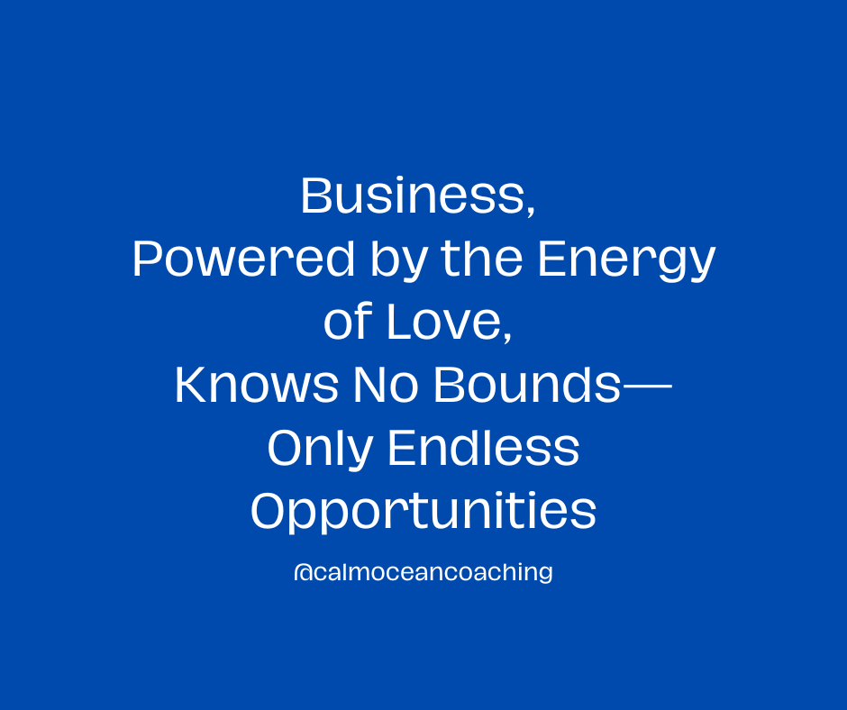 calmoceancoach's tweet photo. Love energy is the ultimate business superpower. It fuels purpose, inspires teams, and transforms the world. 

Embrace it. 

#HeartBasedSuccess #Purpose #ConsciousLeadership https://t.co/mFRekGUdqo