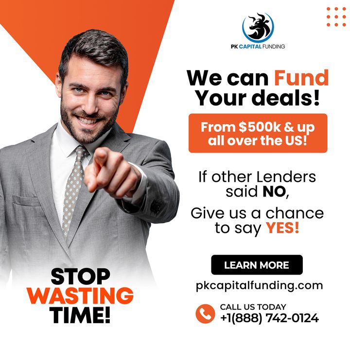 pkcapital2023's tweet photo. STOP Wasting Time!
If other Lenders said NO, Give us a chance to say YES!
We can fund your deals!
From $500k and up all over the US!

Call Us: 267-266-0797
Learn more: https://t.co/rqgDtphRae

#pkcapital
#pkcapitalfunding
#businesscreditcard
#creditcardprogram https://t.co/HfgKpKgAQs
