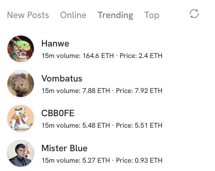 Another day, another trending page appearance for Team Blue🫡

1 eth? 🔜