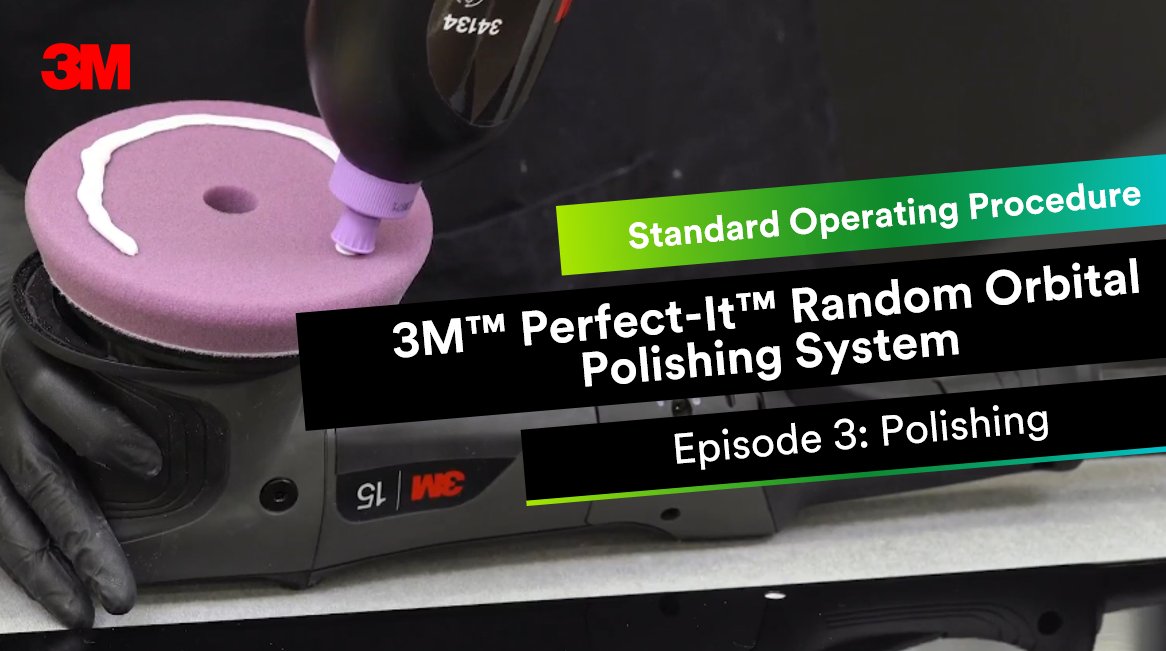 Join Jason Garfoot, 3M Application Engineer, in the final episode of our 3M™ Perfect-It™ Random Orbital Polishing System series. In this episode, Jason discusses additional techniques for loading foam pads, adjusting speeds, and polishing. 👉 Watch Now: go.3M.com/4TD6