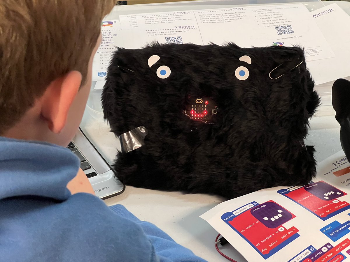 richardmillwood's tweet photo. A colleague thought we might make ‘cute’ pets, but some of these are fierce! #eucodeweek #OurKidsCode https://t.co/Z9ymER6gLK