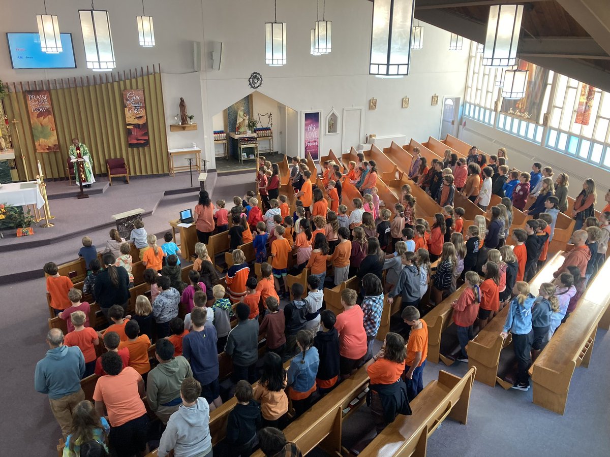 This morning, students and school staff went to St.Anne’s church for September Mass.  Our grade 8’s students and our choir members did a wonderful job with the readings  and the singing .  Thank you to all parents who joined us and to Father Sany for leading us in prayer.