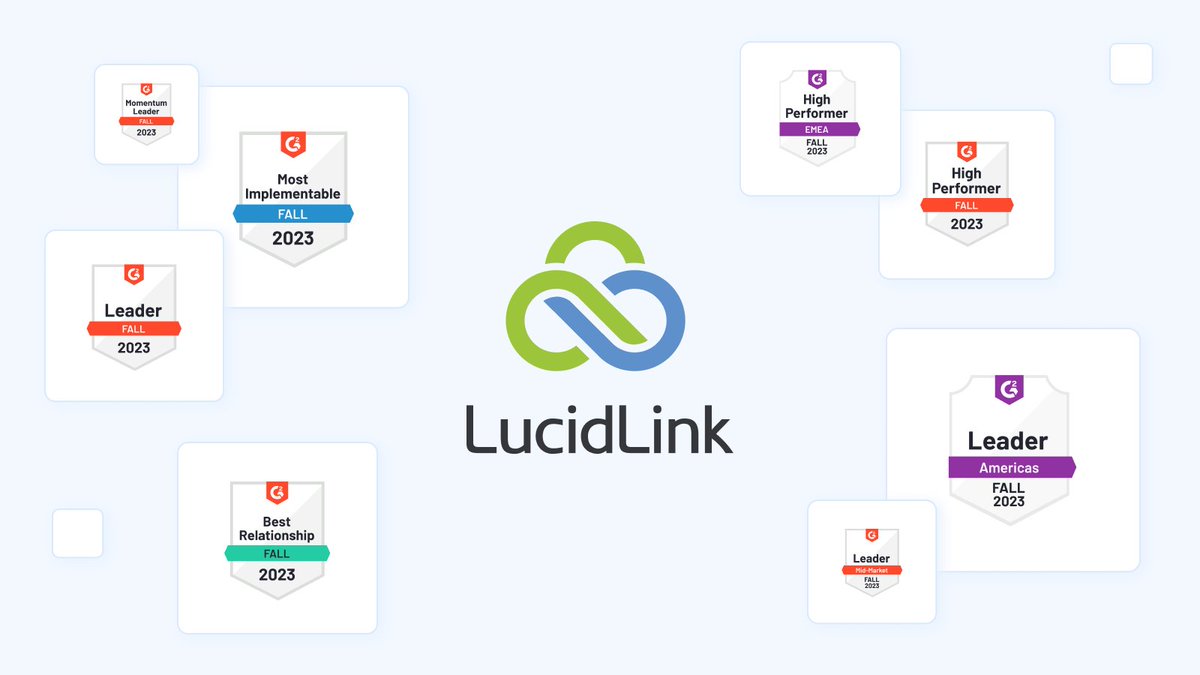 Lucid_Link's tweet image. The #G2 Fall 2023 reports are out and we&apos;re proud to be recognized as a Leader in the #CloudFileStorage category 🥇 Thank you to all our customers who trust us with their #creative projects 🙏 Learn more 👉 bit.ly/46w5BDJ

#cloud #CloudStorage #collaboration