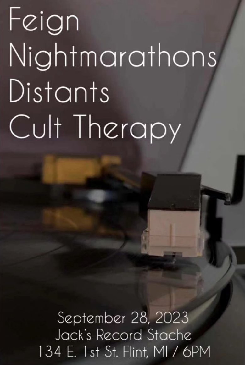 FLINT HOMIES!! We’re playing tonight at <a href="/jacksrecordsta1/">jacksrecordstache</a> with our friends in Cult Therapy and new homies in Nightmarathons and Distants. We’re playing some even newer songs tonight so pull up 🫡🫡🫡