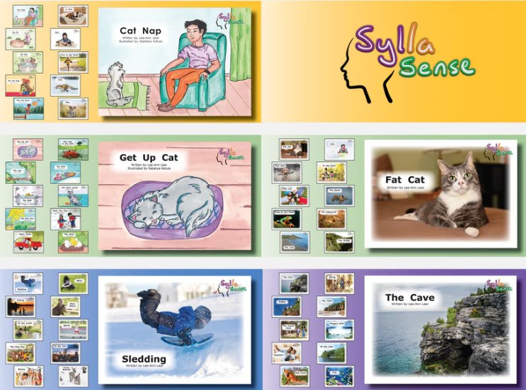 SD62DRC's tweet photo. Just added a sample set of SyllaSense K-2 to the DRC library! There is one title of each book from yellow, green, blue &amp; purple series. 📚😁

#SD62DRC #SD62learns #SD62 https://t.co/o6qhwEVPYY