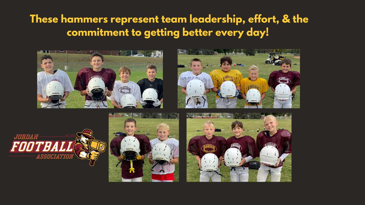 JordanFootball9's tweet photo. Congrats to the Hubmen of the Week for the week of 9/25/23    
5th Grade - Landon Hampel, Matt Leverson, Noah Hagen, Tyler Bergsholm, Lucas Guimaraes, Brooks Johnson &amp; Jackson Link
6th Grade - JT Hollingsworth, Caden Reis, Brantley Zorn, Jacob Theis, Vincent Heller &amp; Eli Wetzell https://t.co/E39w7rw1MY