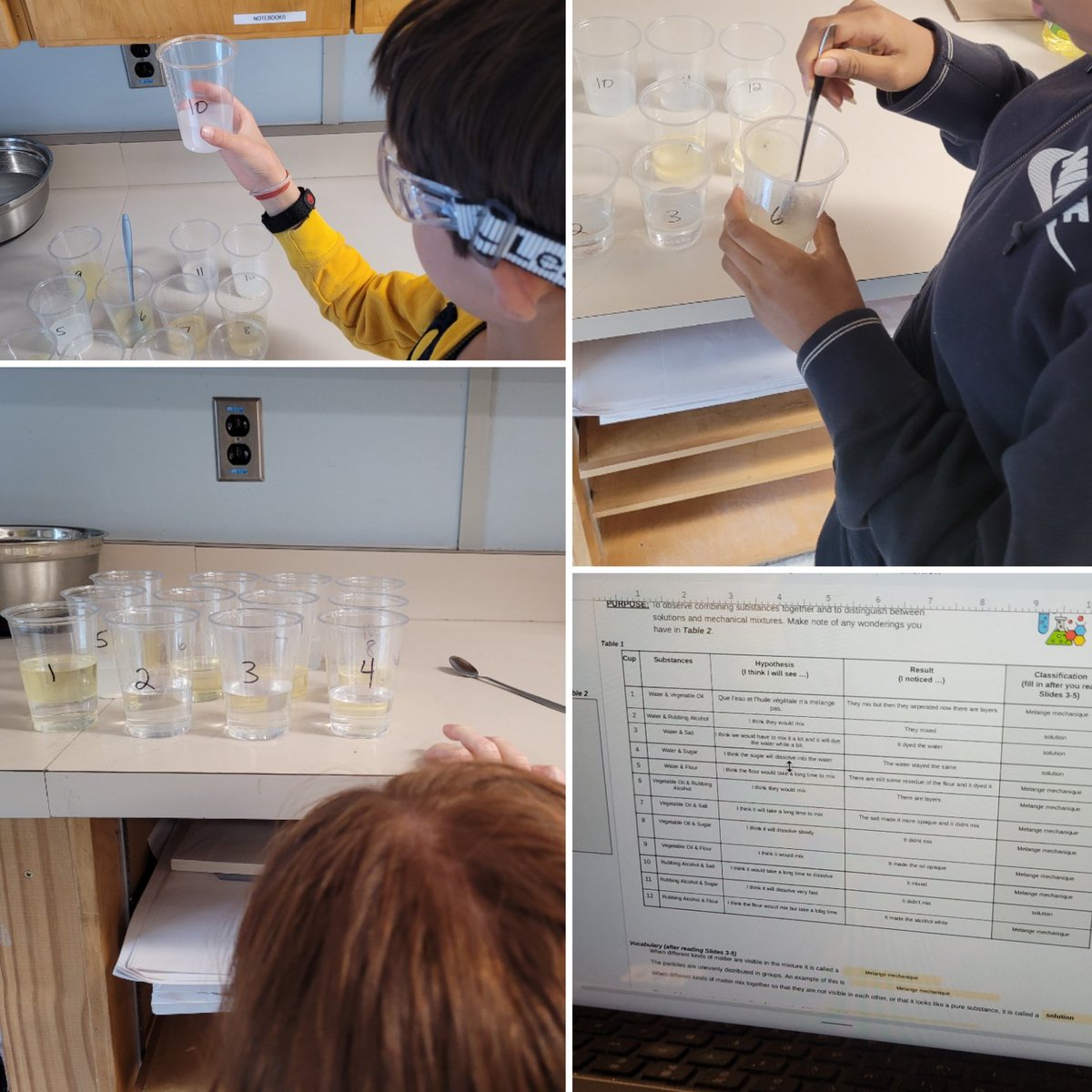 Mrs. Tropea (@mrstropea) on Twitter photo Today Ss <a href="/RLimaDPCDSB/">St. Rose of Lima</a> combined substances in order to distinguish between mechanical mixtures and solutions with a great lab from <a href="/sciencenorth/">Science North & Dynamic Earth</a> followed by an activity in <a href="/EdwinClassroom/">Edwin</a>. Great work! 🥼🧪
<a href="/DpExperiential/">Experiential Learning @DPCDSB</a> Today Ss <a href="/RLimaDPCDSB/">St. Rose of Lima</a> combined substances in order to distinguish between mechanical mixtures and solutions with a great lab from <a href="/sciencenorth/">Science North & Dynamic Earth</a> followed by an activity in <a href="/EdwinClassroom/">Edwin</a>. Great work! 🥼🧪
<a href="/DpExperiential/">Experiential Learning @DPCDSB</a>