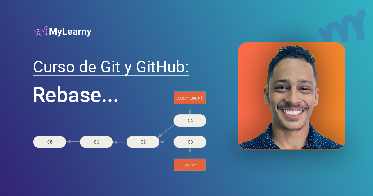 "Git Pro Tip: 🚀 'Rebase' es tu aliado para mantener un historial de cambios limpio y lineal. Combina ramas de manera elegante y asegura un seguimiento más ordenado de tu proyecto. Aprende más sobre Rebase y Git en el curso en MyLearny.com.  #Git #Programación"