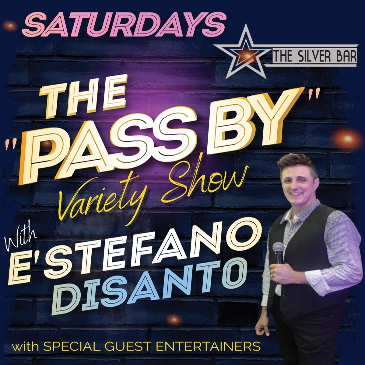 Join us every SATURDAY for the PASS BY show with our own E'stefano Disanto &amp; guests. The only variety show on Water Street. ⁠
⁠
⁠
#musicentertainment #weekendvibes #liveconcerts #musicfun⁠
#entertainmentnight #livemusicexperience #weekendmusic⁠
#concertvibes #musicenthusiast