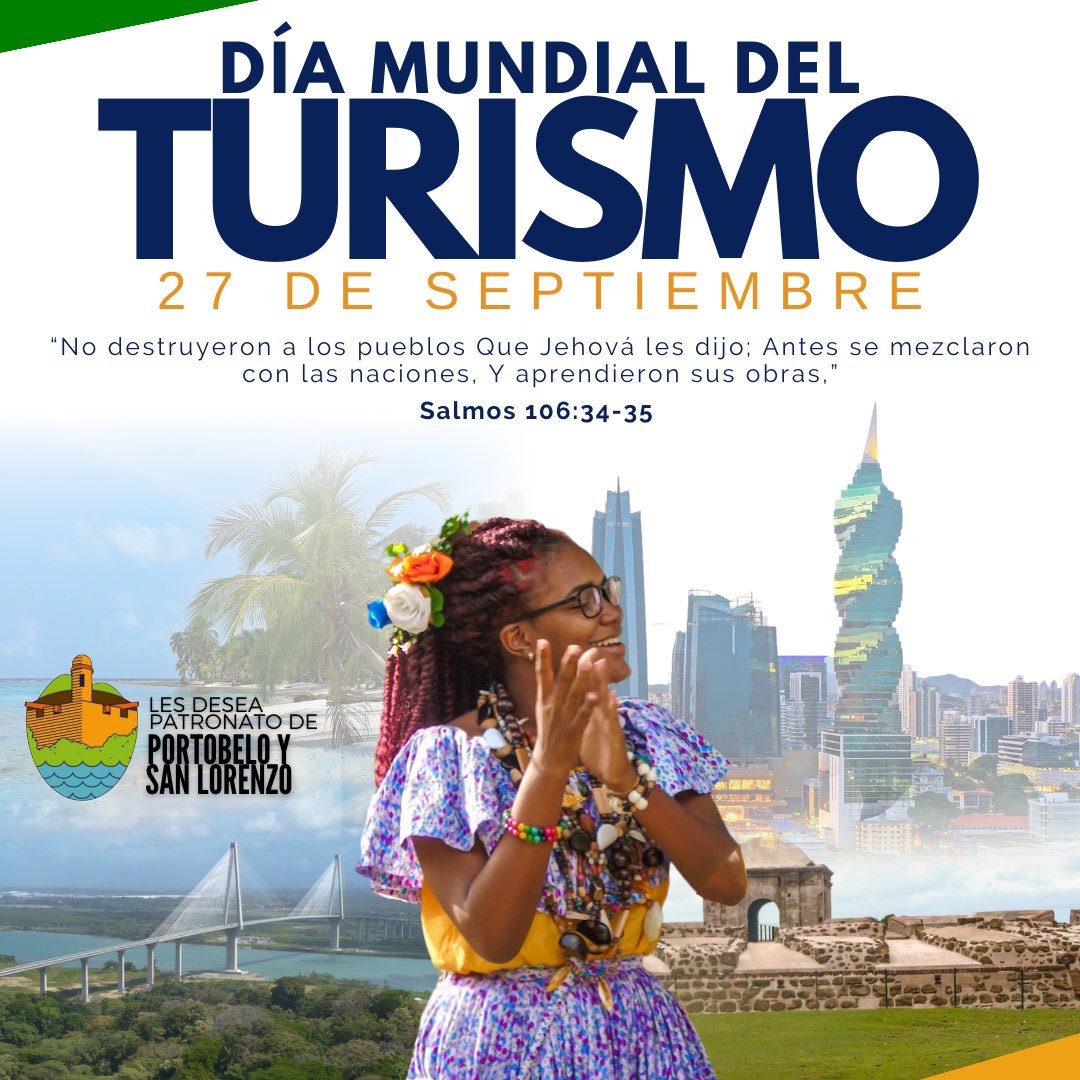 ptyppsl's tweet photo. Día Mundial del Turismo 2023

El viaje más hermoso es el que aún no has hecho🏰✨🍃

#turismo #travel #panamá🇵🇦 #colón #nature https://t.co/vlrfdYVbfg