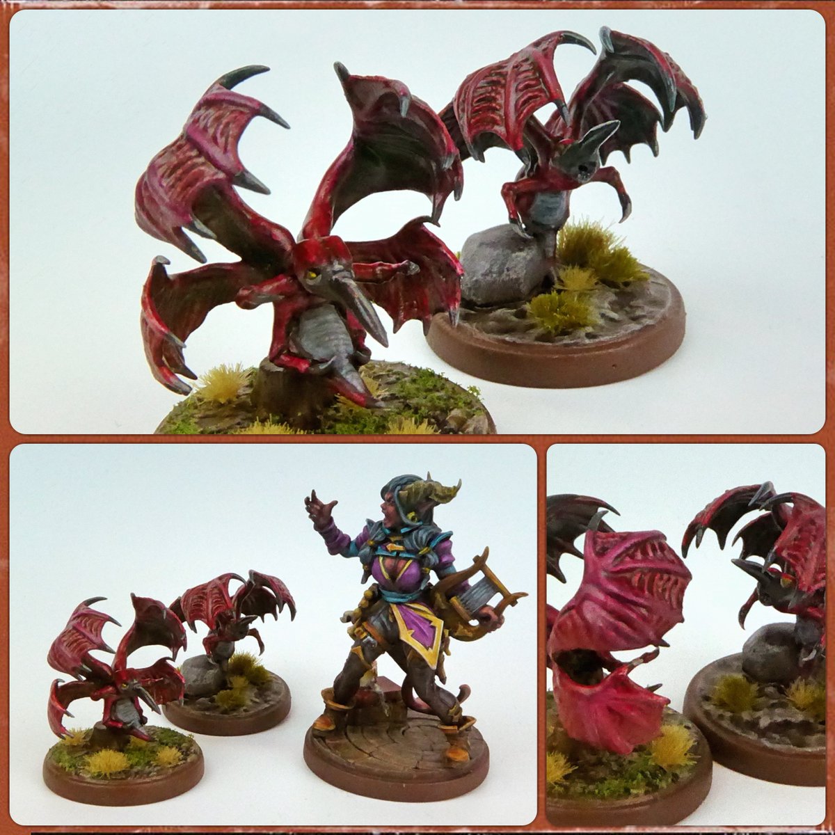 GolnikThJ's tweet photo. Stirges (Blutmücken). Miniature 3D-printed, modelled by Epic-Miniatures (https://t.co/8bFgkBw7Ej). #miniaturepainting #3dprinting #tabletop #stirge #blutmücke #dungeonsanddragons #monster https://t.co/jBkoEkyIT6