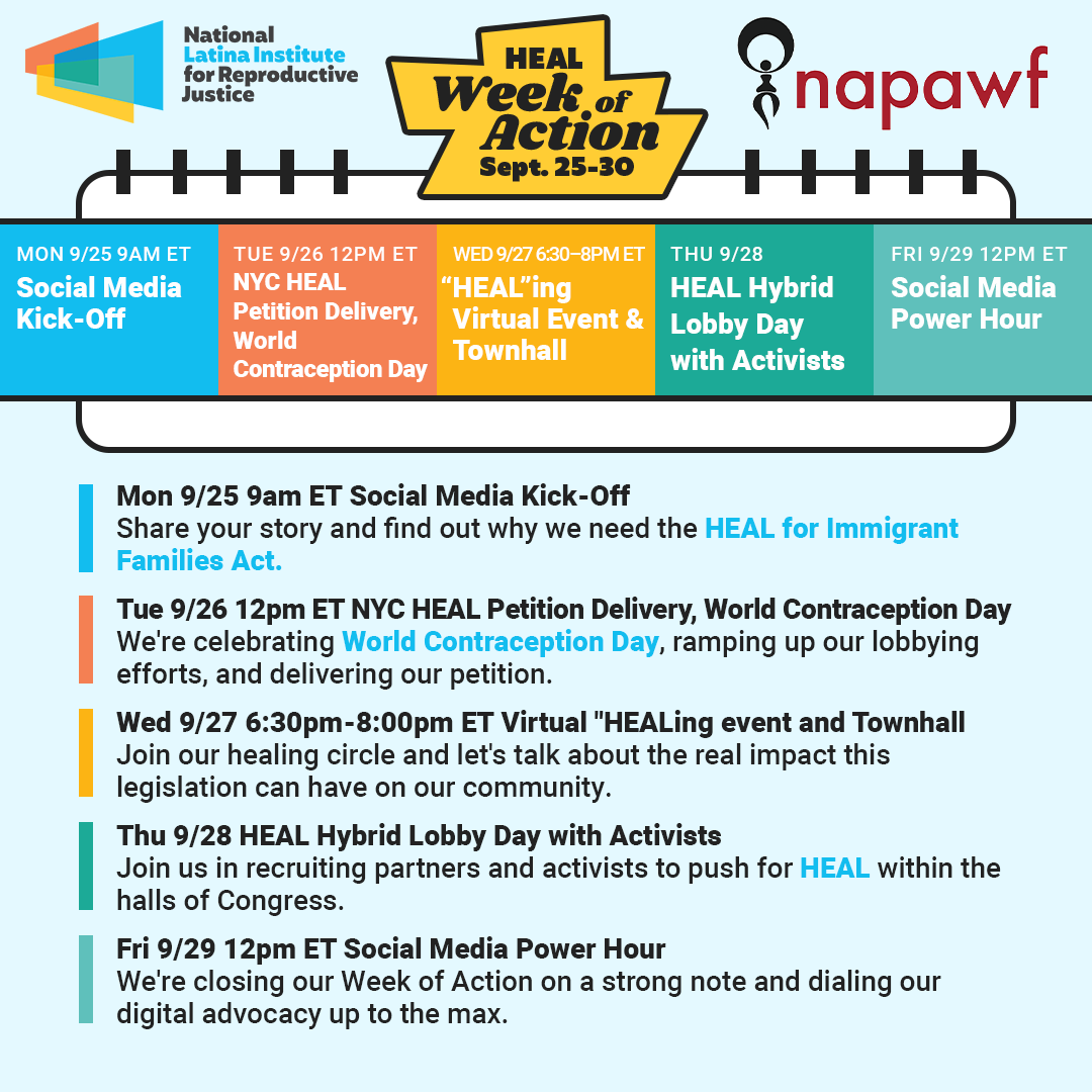 MomsRising's tweet photo. We're showing support for this landmark healthcare bill. #HEAL, removes barriers and ensures access to coverage & would change the lives of im/migrant families across the country. HUGE shoutout to @SenBooker @RepJayapal @RepBarragan for reintroducing it!👏🏽👏🏽👏🏽 #HEALWeekOfAction, https://t.co/7vuXbtHYbM